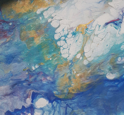 Overflow of the Heart: Resin Mixed Media Art
