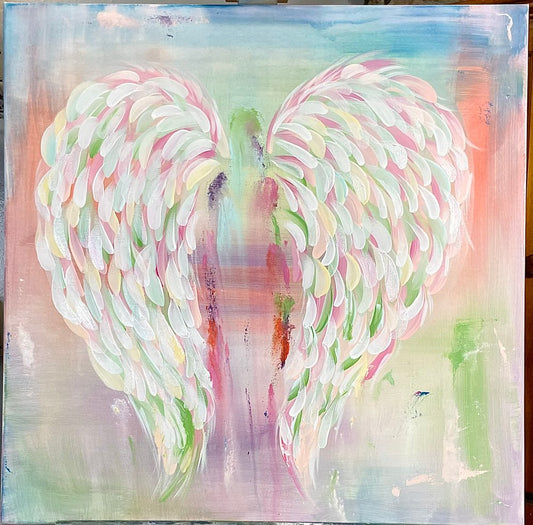 Pastel Wings Painting
