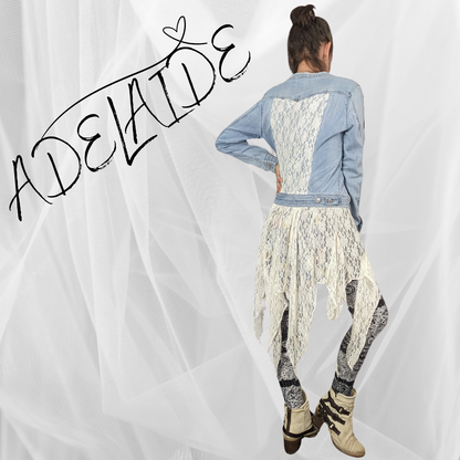 Adelaide - Denim & Lace Jacket