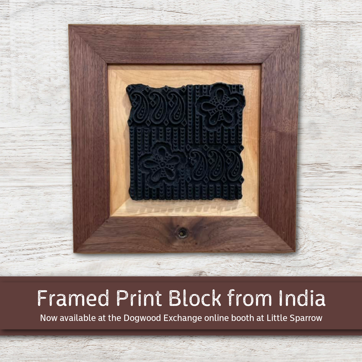 Framed Print Block from India