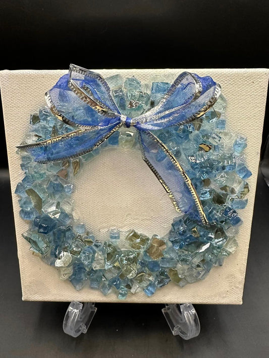 I’ll Have a Blue Wreath Glass and Resin Art