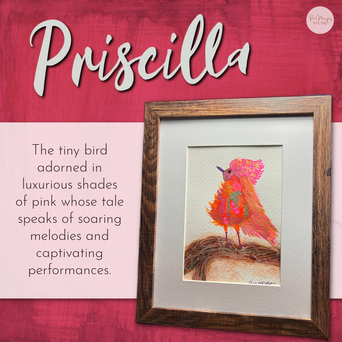 Priscilla, The Diva Prima Donna Bird