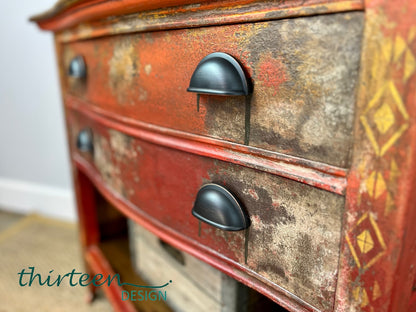 "Painted Desert" Upcycled Functional Furniture Art