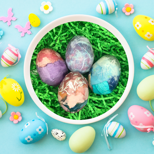 Decoupage Rice Paper Easter Eggs — Eggstravaganza