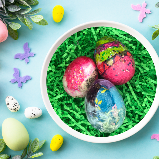 Decoupage Rice Paper Easter Eggs — Eggciting