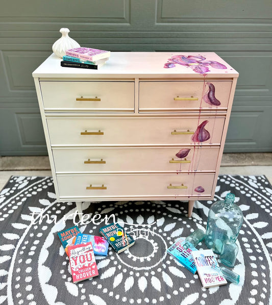 "Lily" Upcycled Original Functional Furniture Art
