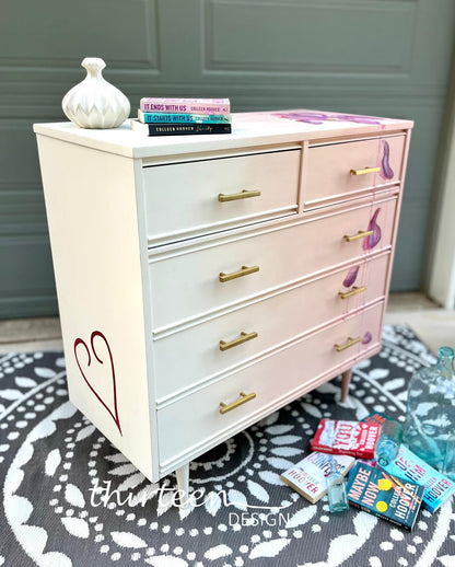"Lily" Upcycled Original Functional Furniture Art