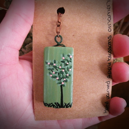 Spring Blossom Hand Painted Ornament
