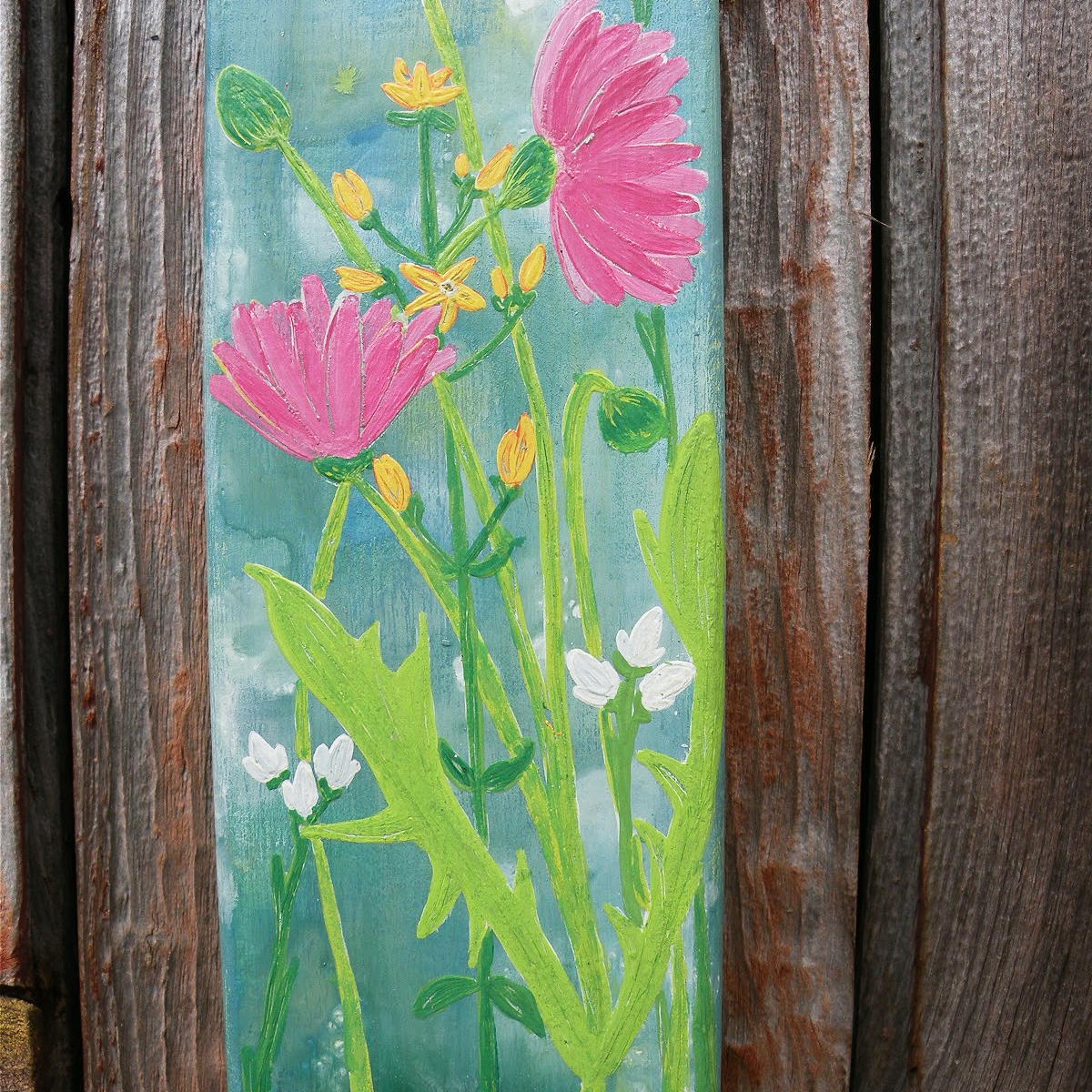 Into the Meadow - Hand Painted Shelf Sitter